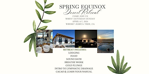 Image principale de Spring Equinox Desert Retreat