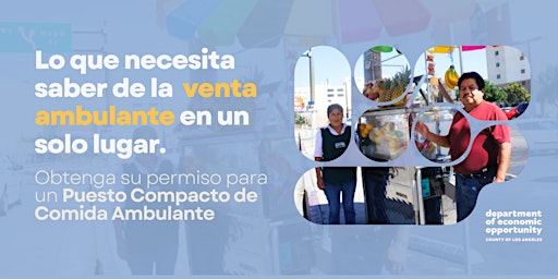 Hauptbild für Programa de Subvenciones para Puestos Compactos de Comida Ambulante (CMFO)