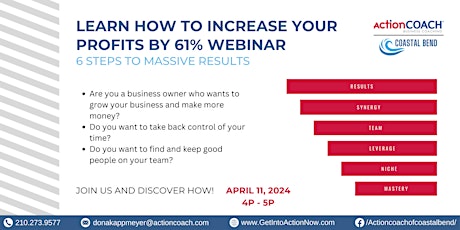 Learn How to Increase Your Profits by 61% Webinar