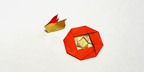 Free Fold Origami Saturday - Camellia and Bunny Chopstick Rest! primary image