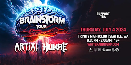 WRG Presents Artix & Hukae - Brainstorm Tour primary image