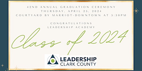 Leadership Clark County 42nd Graduation Ceremony