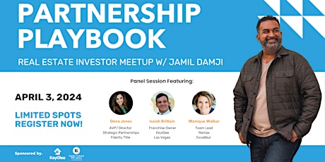 KeyGlee Investor Meetup- Partnership Playbook with  Jamil Damji