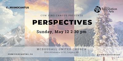 Perspectives - a Choral Concert by Cum Vino Cantus primary image