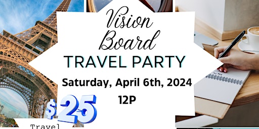 Imagem principal do evento TRAVEL VISION BOARD PARTY!