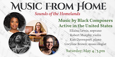 Imagem principal de Music from Home:  Music by Black Composers  Active in the United States