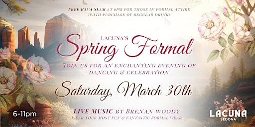Hauptbild für Spring Formal & Live Music w/ Brenan Woody!