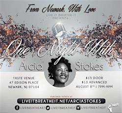 Live It, Breathe It Presents: One Night With... Arcia Stokes primary image