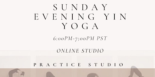 Sunday Evening Yin Yoga primary image