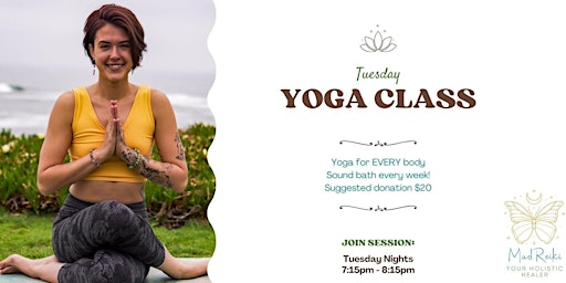 Tuesday Night Donation Yoga in Santee primary image