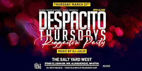 Despacito Thursdays at The Salt Yard West primary image