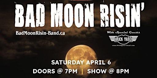 Immagine principale di CCR Tribute Band Bad Moon Risin' 