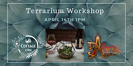 Imagem principal do evento Design & Build your own beautiful terrarium to take home or gift!