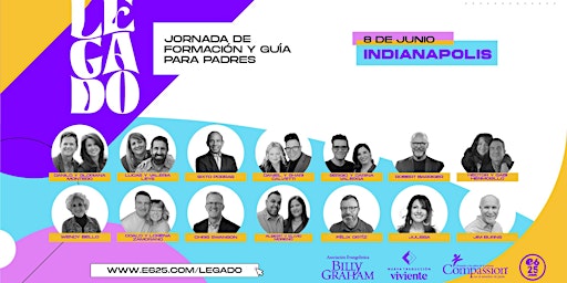 Imagem principal do evento "Legado" Jornada de formación y guía para padres  (Indianapolis IN)