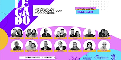 Immagine principale di "Legado" Jornada de formación y guía para padres  (Dallas TX) 