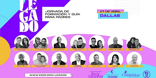 Imagem principal do evento "Legado" Jornada de formación y guía para padres  (Dallas TX)