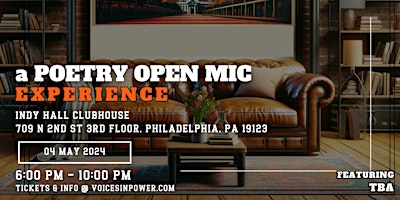 Voices In Power: a Poetry Open Mic Experience ft. Da Truth Da Poet | PHILLY  primärbild