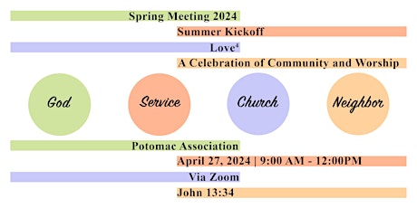 Potomac Association Spring Meeting 2024