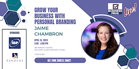 GROW YOUR BUSINESS WITH PERSONAL BRANDING