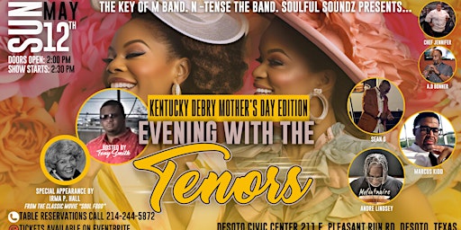 Imagem principal do evento Evening with the Tenors Kentucky Derby Edition