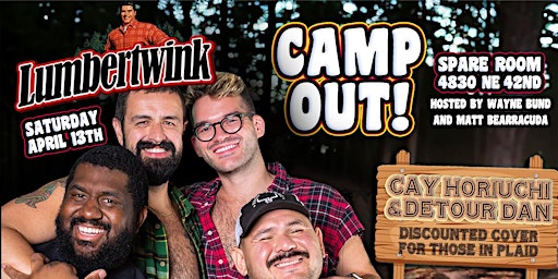 Imagen principal de Lumbertwink: CAMP OUT!