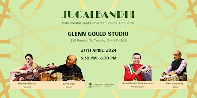 Imagem principal de Jugalbandhi - Instrumental duet Concert of Veena and Sarod.