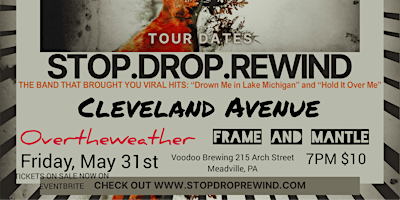 Imagen principal de STOP. DROP. REWIND @ Voodoo Brewing