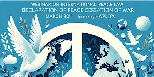 Primaire afbeelding van HWPL International Peace Law Webinar: The DPCW