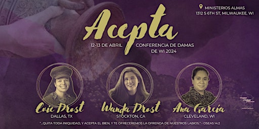 Imagen principal de Conferencia de Damas de WI 2024 - "Acepta"