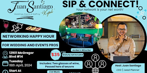 Sip & Connect- for the wedding & events pros! primary image