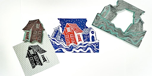 Immagine principale di Linocut Workshop: Mixed Media Jigsaw Printing 