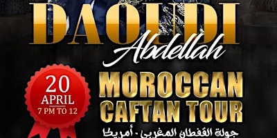 Moroccan Caftan Tour in North Carolina with Abdellah Daoudi primary image