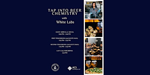 Imagem principal do evento Tap Into Beer Chemistry with White Labs