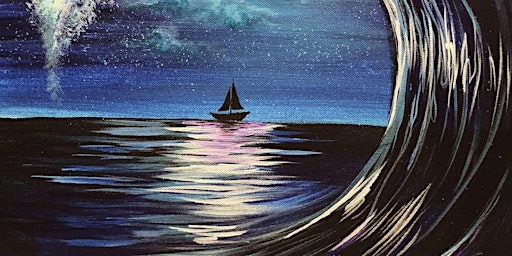 Hauptbild für Moonlit Wave - Paint and Sip by Classpop!™