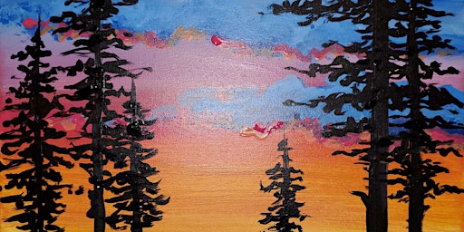 Image principale de Forest at Sunset - Paint and Sip by Classpop!™