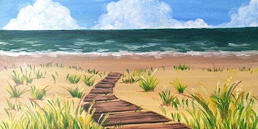 Beach Boardwalk - Paint and Sip by Classpop!™ primary image