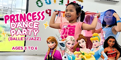Imagem principal do evento Princess Dance Party: Ballet/Jazz (Ages 3 to 6)