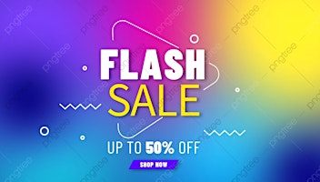 Imagem principal do evento Flash Sale up to 50 off