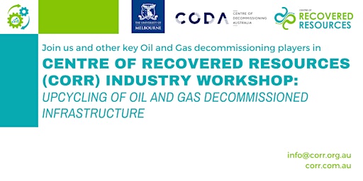 Hauptbild für Centre of Recovered Resources (CORR) Industry Workshop (Online):