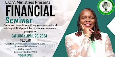 Imagen principal de Lily of the Valley Ministries Financial Seminar