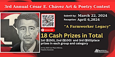 Imagem principal de Cesar Chavez Art & Poetry Reception
