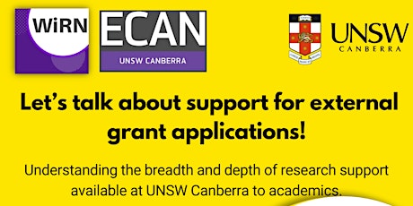 Let's talk about support for external grant applications!