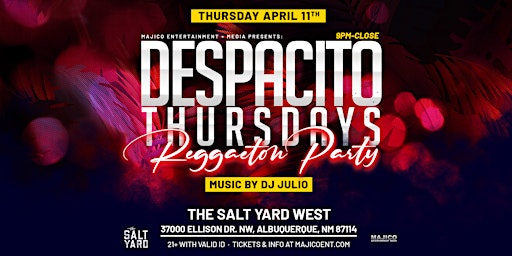 Primaire afbeelding van Despacito Thursdays at The Salt Yard West