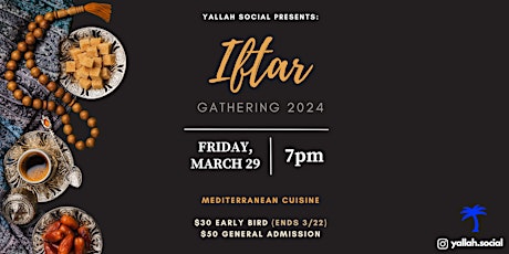 Yallah Social Community Iftar -  March 29, 2024