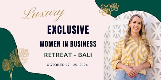 Imagem principal de Exclusive Women in Business Retreat - Bali