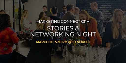Marketing Connect CPH: Stories & Networking Night primary image