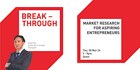 Market Research for Aspiring Entrepreneurs | Breakthrough Workshop