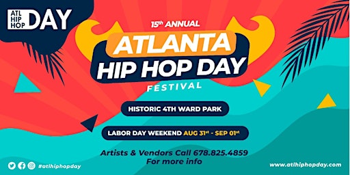 Immagine principale di 15th Annual Atlanta Hip Hop Day Festival 