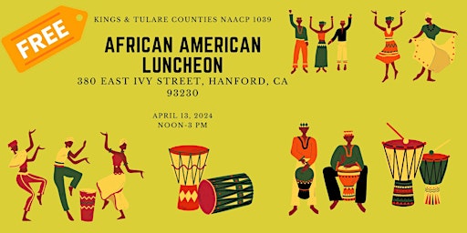 Imagem principal do evento Celebration of African American History Luncheon
