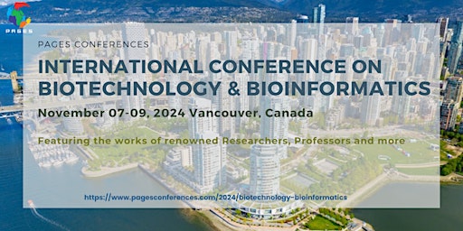 Imagem principal do evento International Conference on Biotechnology and Bioinformatics